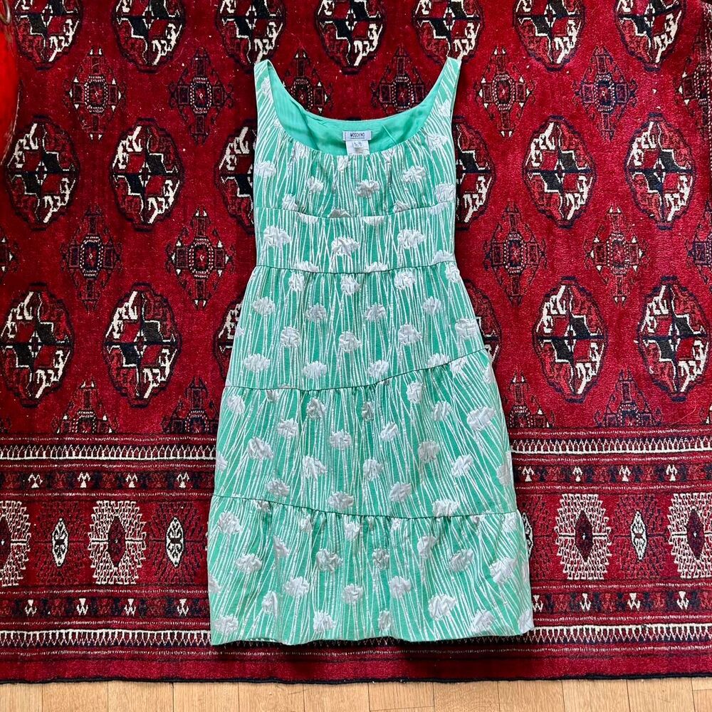 Moschino-cheap-chic Women's Green and Silver Dress